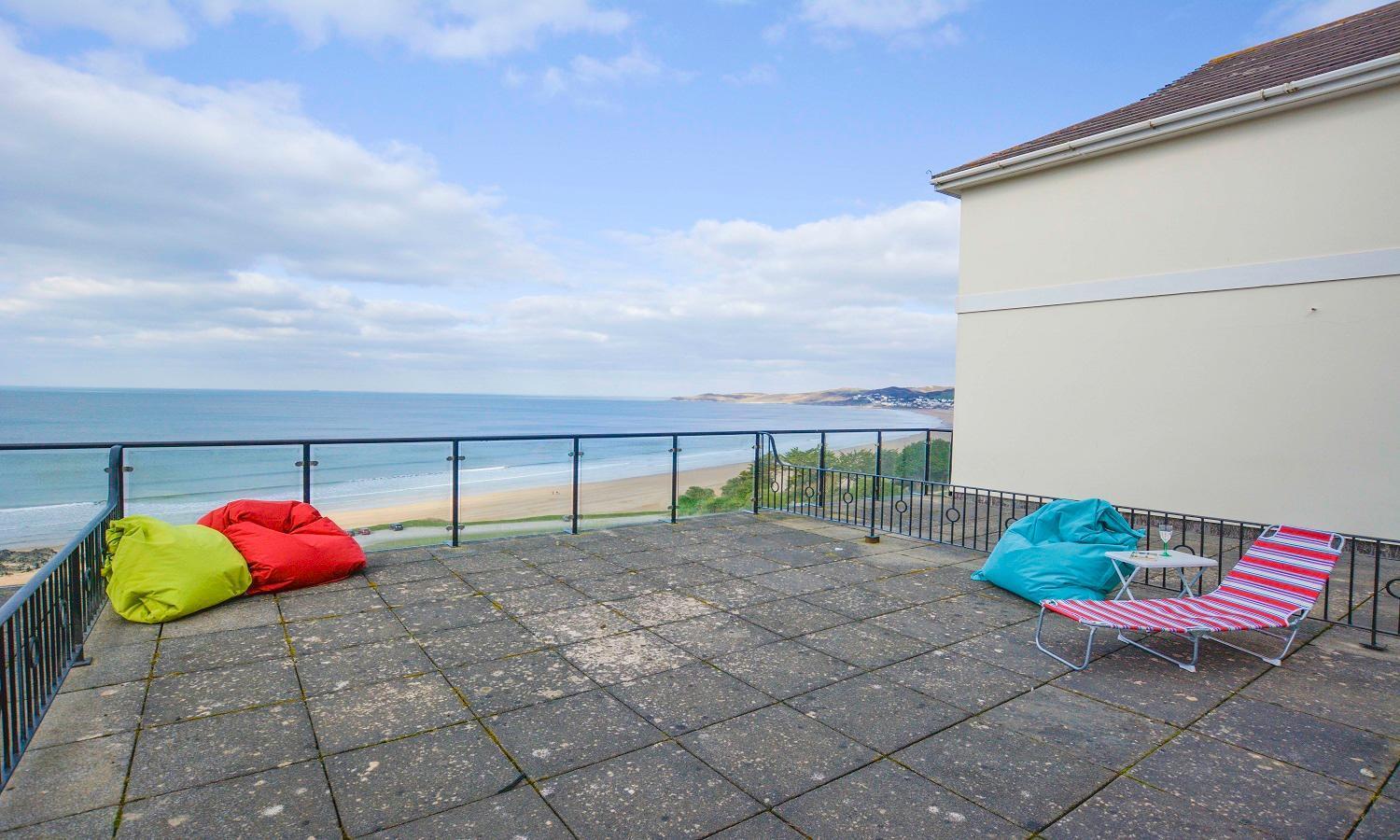 Clifton Court Apt 16 With Indoor Heated Pool & Sea Views Croyde Dış mekan fotoğraf